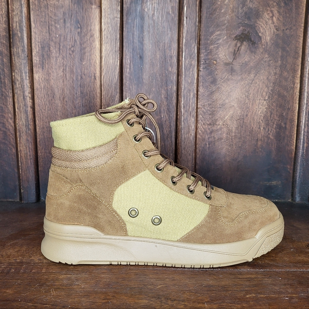 Two Tone Tan Boots